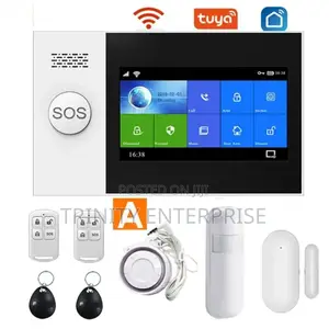 Tuya Alarm System 4.3 Inch Ips Screen Home Security Wifi