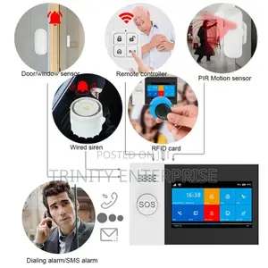 Tuya Alarm System 4.3 Inch Ips Screen Home Security Wifi