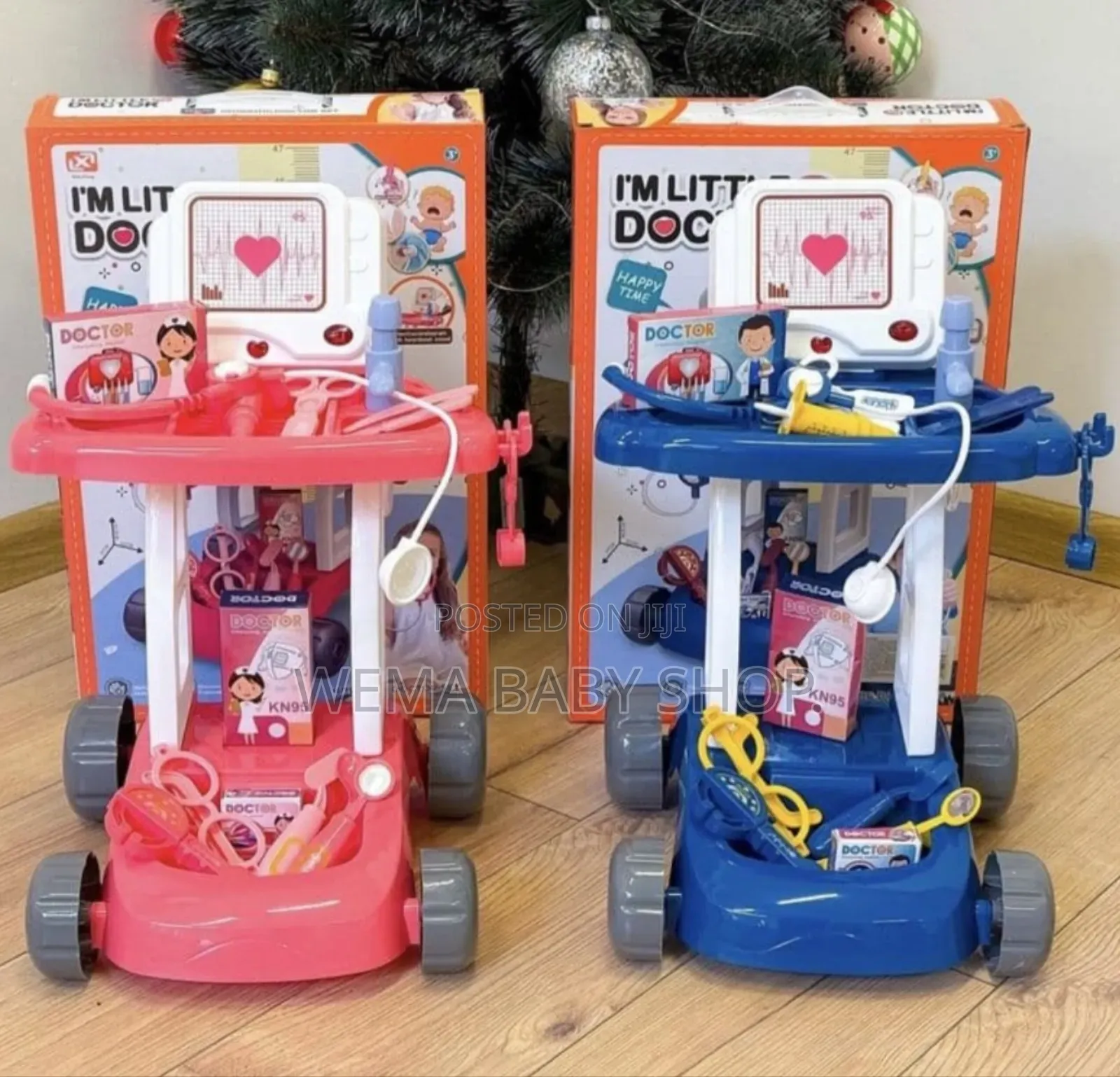 Kids Cleaning Cart Pretend Toys