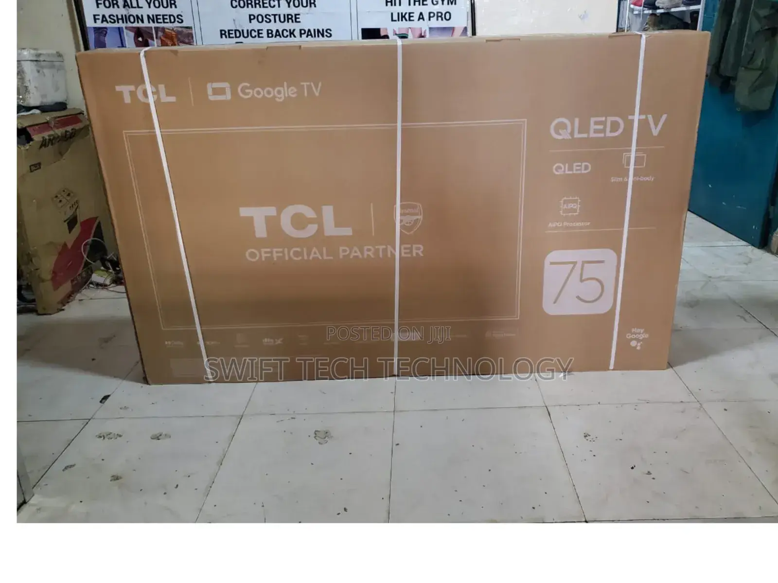 TCL 75 Inches Google Qled Frameless Tv