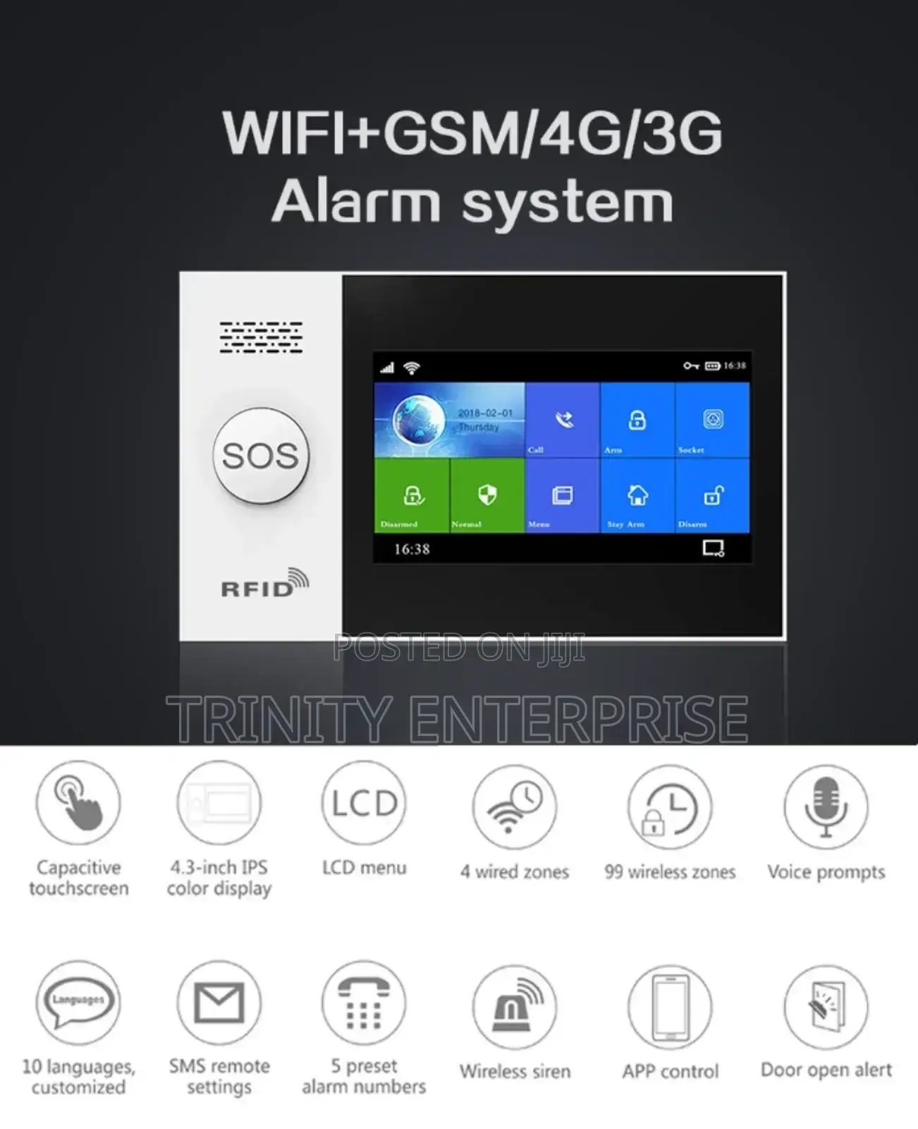 Gsm Alarm Systemtuya Wireless Wifi