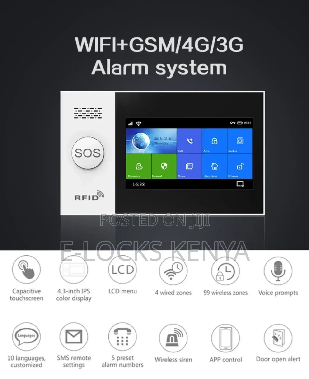 Gsm Alarm Systemtuya Wireless Wifi