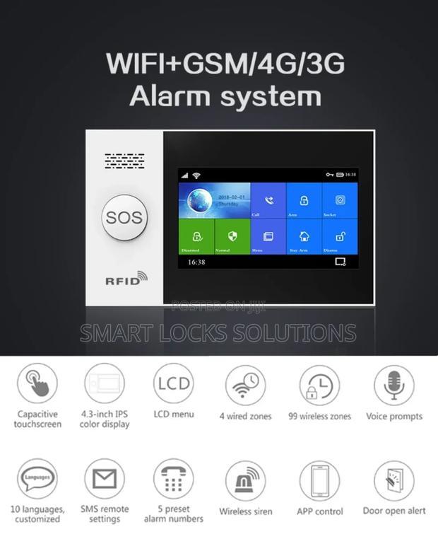 Gsm Alarm Systemtuya Wireless Wifi - thumbnail 3