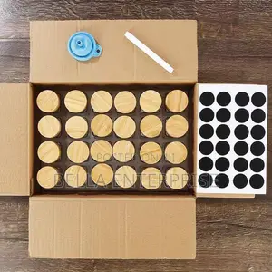 29 PCS Set Glass Storage Jars With Bamboo Lid