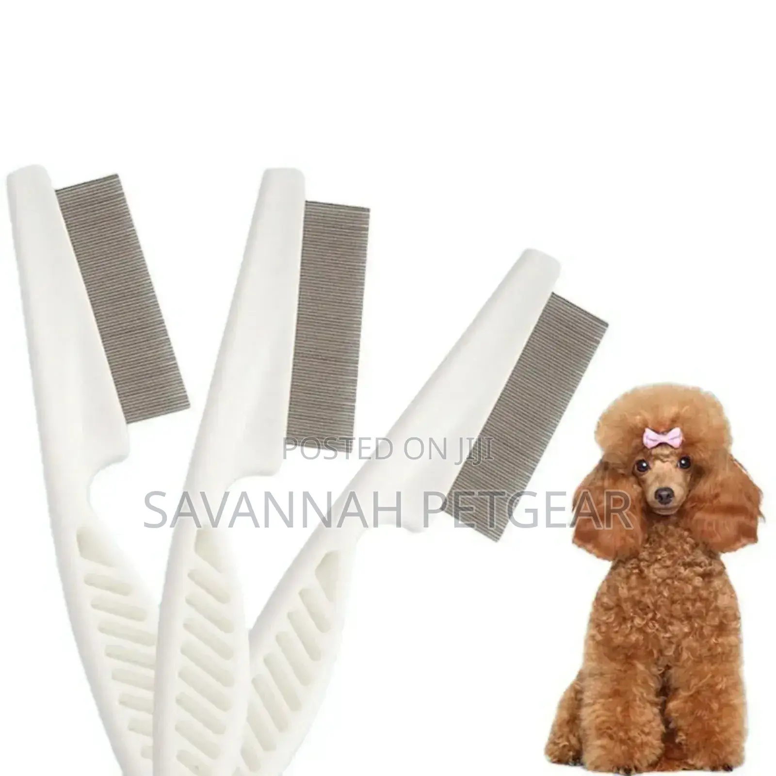 Pet Cat Dog Steel Needle Comb for Hair Cleaning and Flea Removal