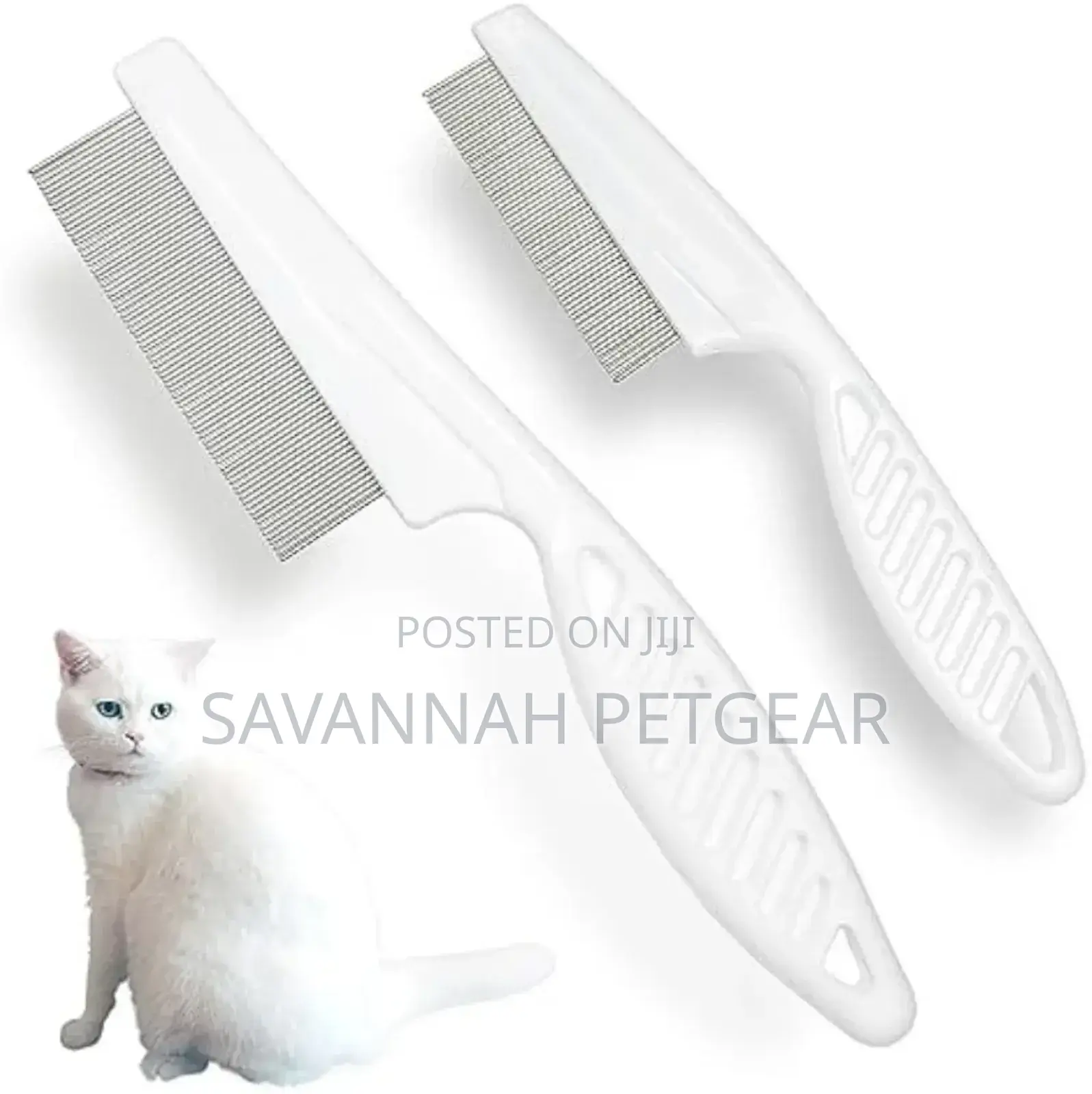 Pet Cat Dog Steel Needle Comb for Hair Cleaning and Flea Removal