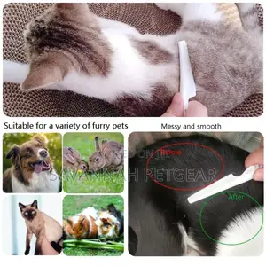Pet Cat Dog Steel Needle Comb for Hair Cleaning and Flea Removal