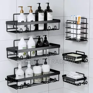 6-Pc Shower Caddy - Spacious Bathroom Shower Organizers With Detachab
