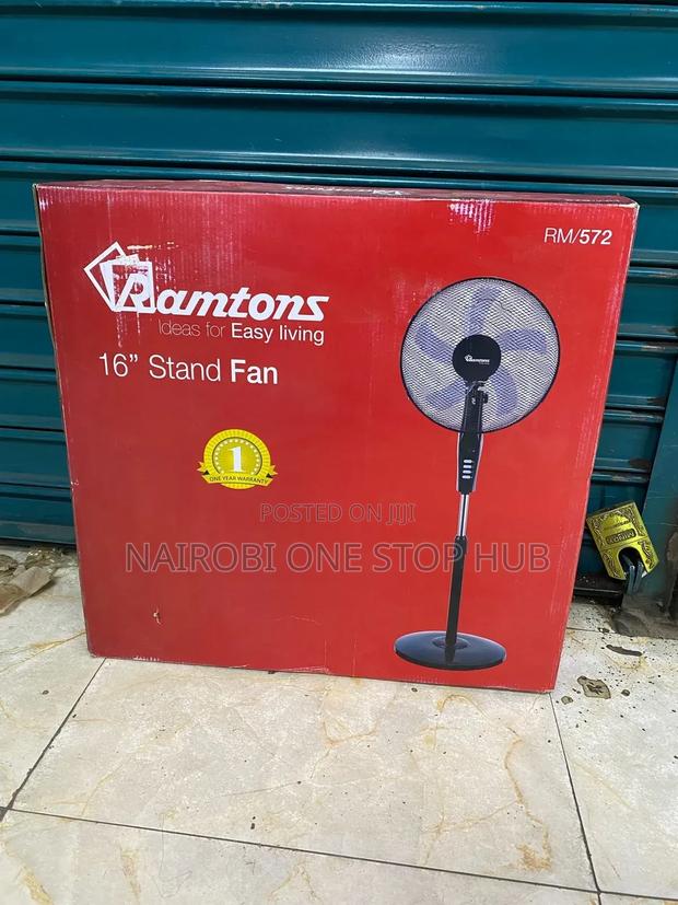 Black Econo Fan, 3 Speed- Rm/572