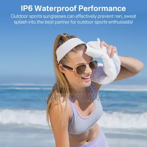 Smart Bluetooth Sunglasses With Hd Nylon Lens Built-in Mic & Speakers