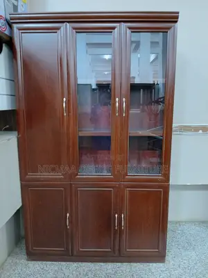Elegance Meets Utility Wooden Filling Cabinet