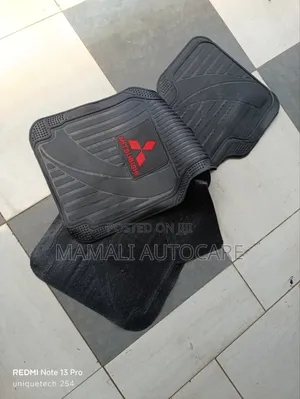 Mitsubishi Branded Heavy Rubber Floor Mats Easy Clean Design
