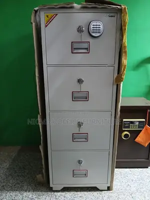 Fire Resistant Filing Cabinet With Safe