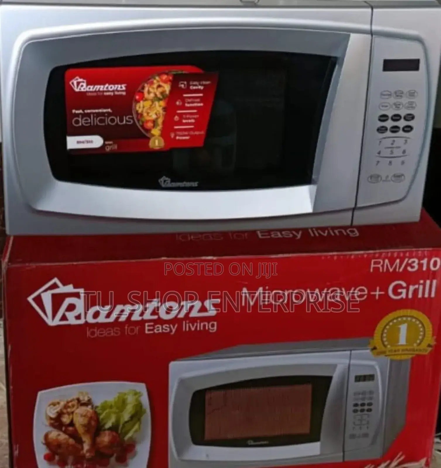 Microwave ! Digital 20litres With Grill Rm31!!Ramtons Microwave