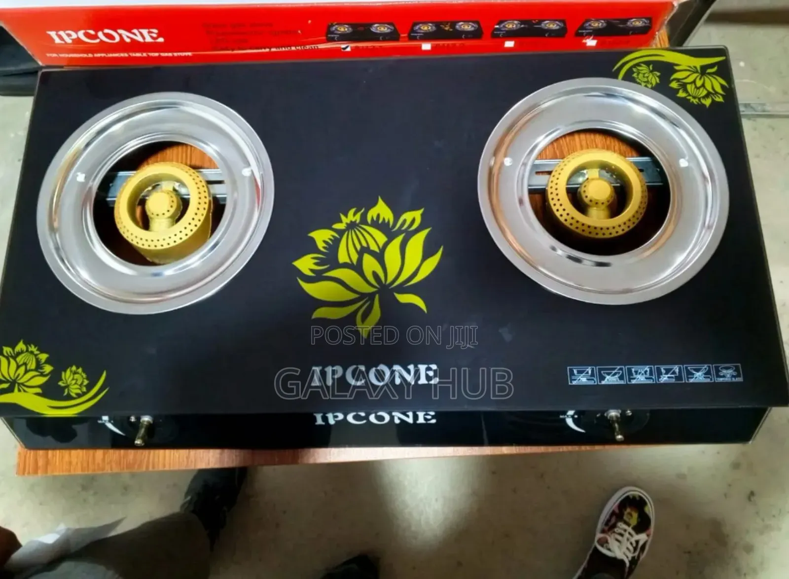 Ipcone Glass 2 Burner Cooker