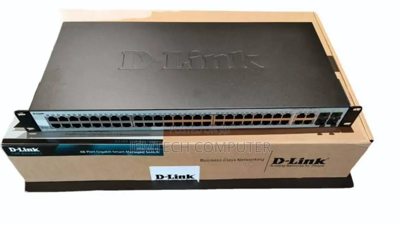D-Link DGS-1210-52mp 48 Port Poe+ 4 Gigabit SFP Ports Web Smart Switch