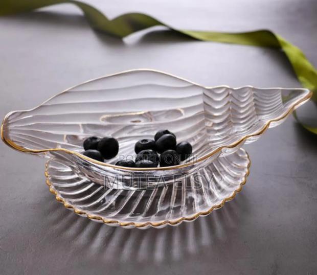 Creative Phnom Penh Transparent Glass Plate Ocean Series Sets - main view