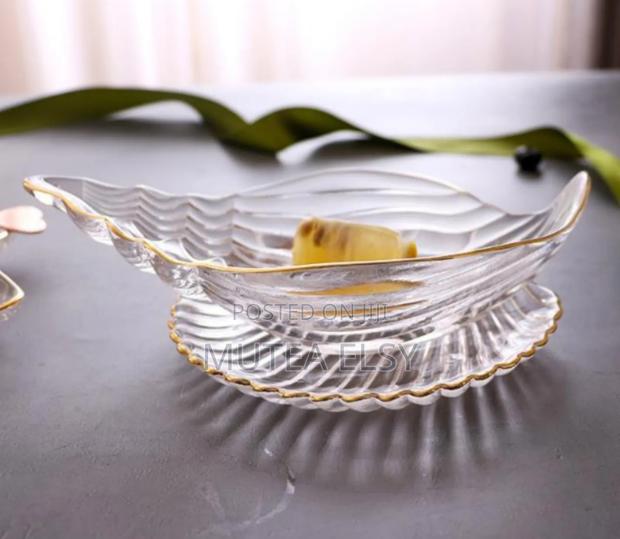 Creative Phnom Penh Transparent Glass Plate Ocean Series Sets - thumbnail 2