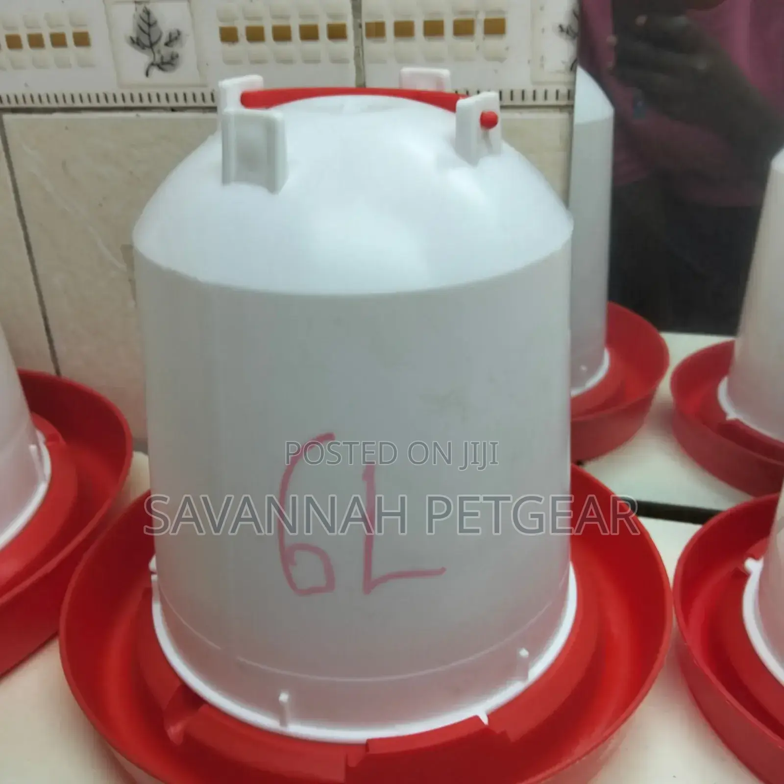 Poultry Waterer, Chicken Drinker - 6 Litres Capacity