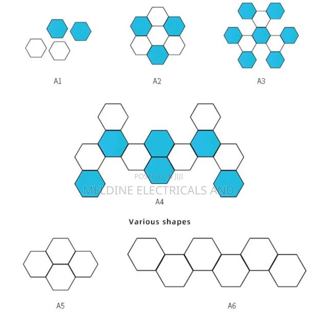 Hexagon Led Tube 45cmm - thumbnail 3