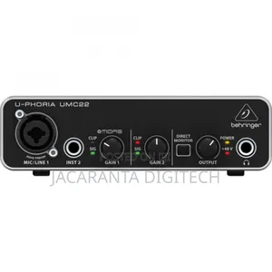 Behringer U-Phoria Umc22 Audio Interface 2×2 Usb Sound Card