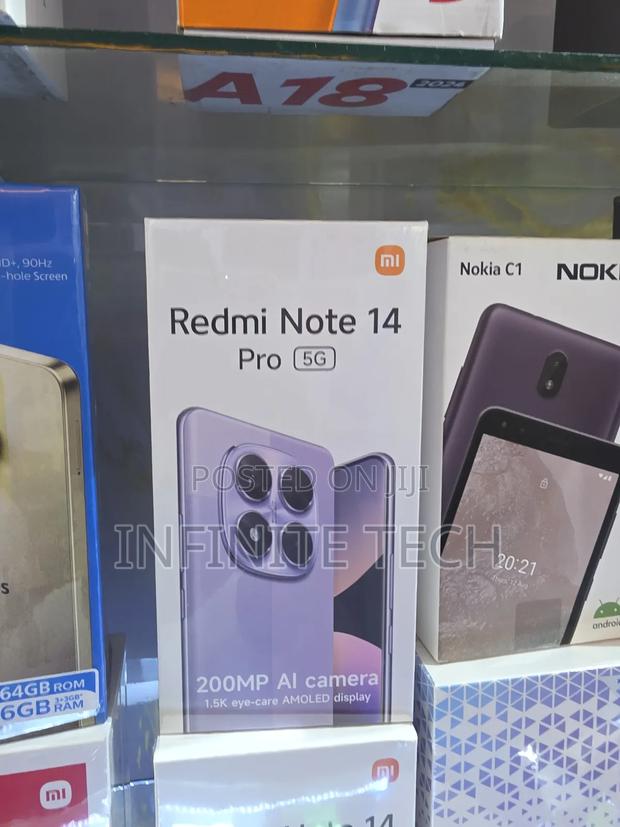 New Xiaomi Redmi Note 14 Pro 5G 256 GB Black - thumbnail 2