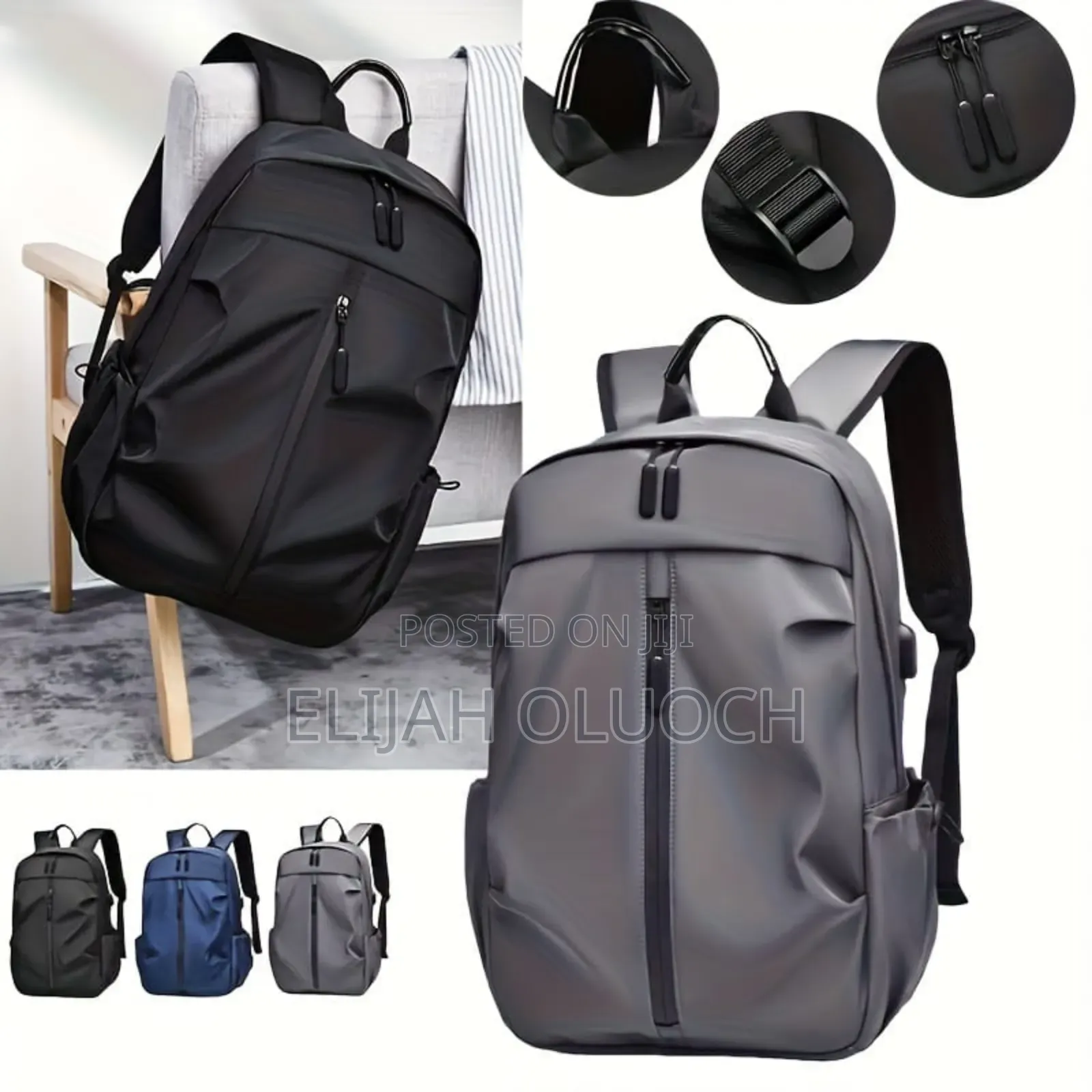 Elegant Oxford Waterproof Laptop Backpack