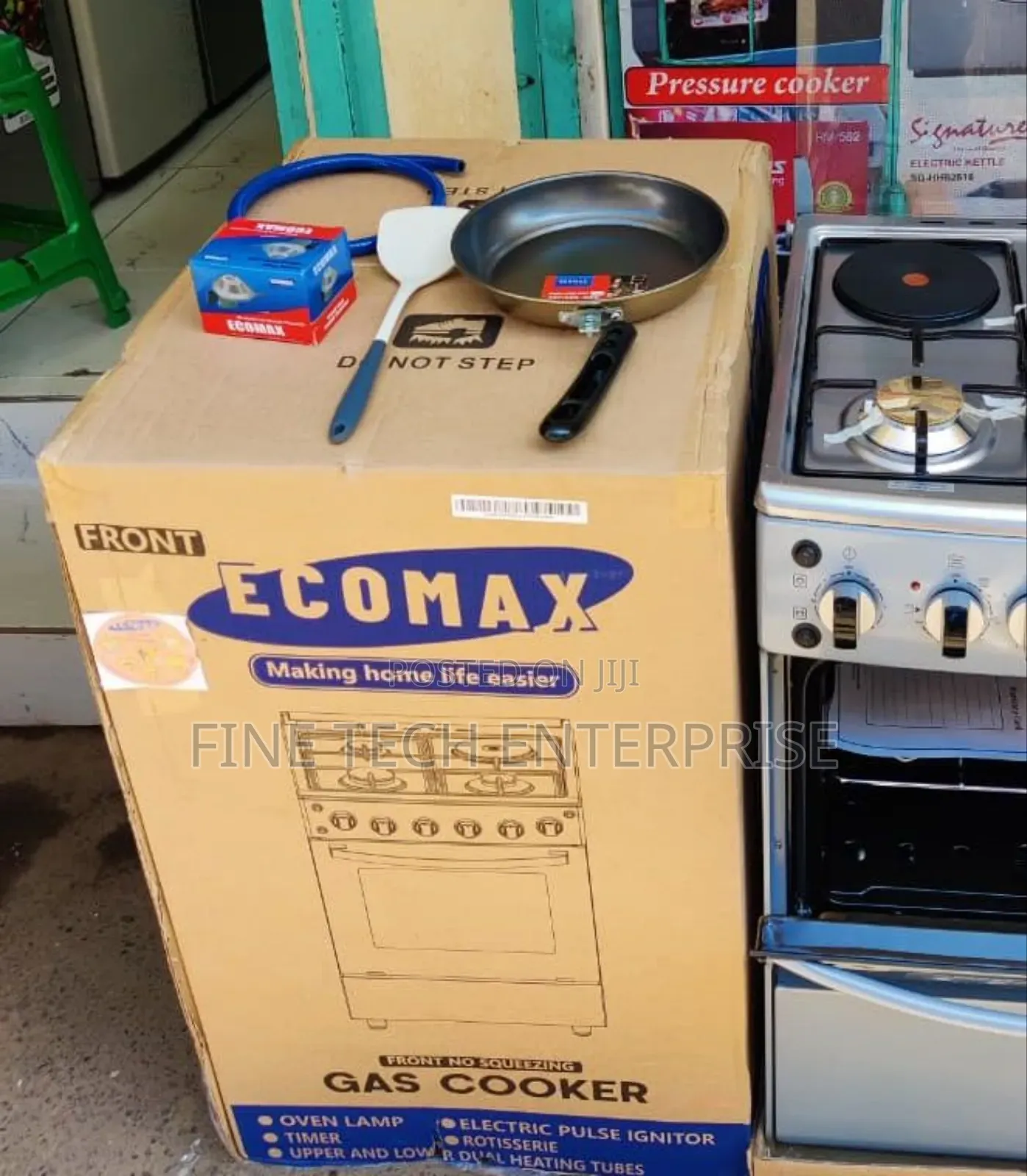 Ecomax 3+1 60×60, Jet Burners, Rotisserie Lx880