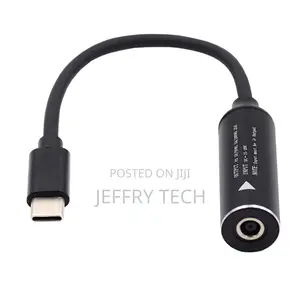 Dc 4.5x3mm Socket Input to Usb-C Charging Cable Laptop Phone Pd9v 5v 2