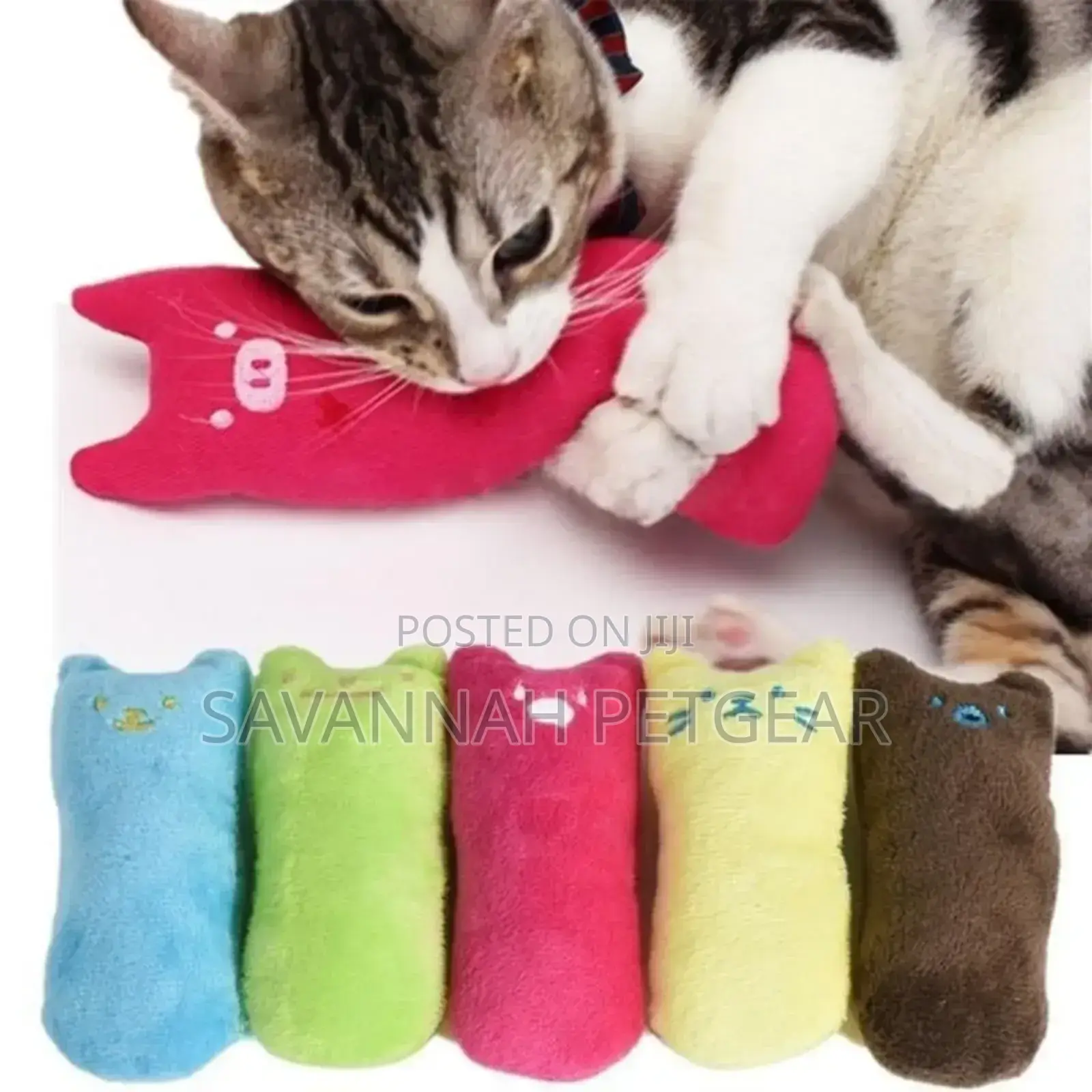 Plush Colorful Interactive Cat Toys With Catnip