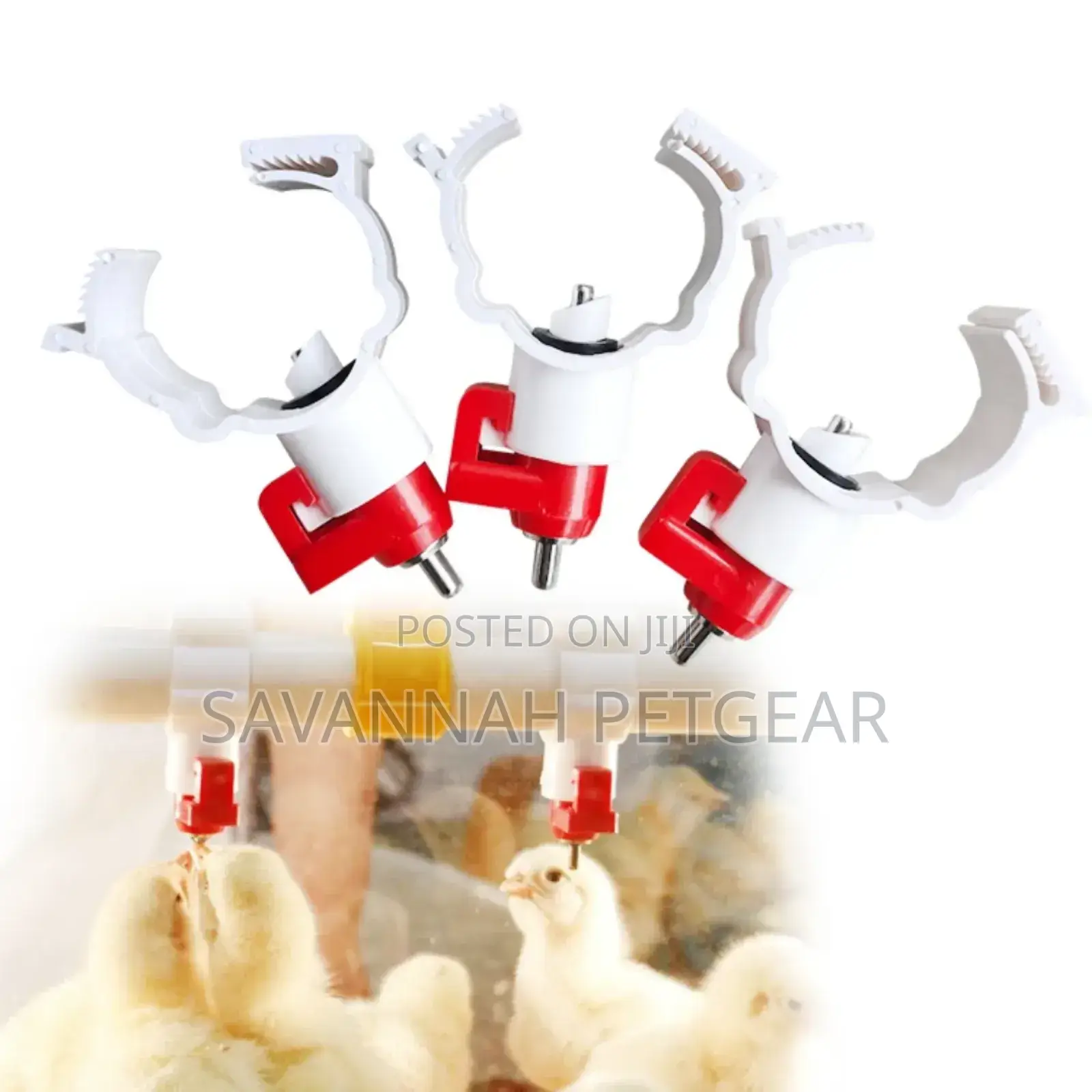 Stainless Steel Chicken Nipple Drinkers for 3⁄4" Inch Pipe - 20pcs