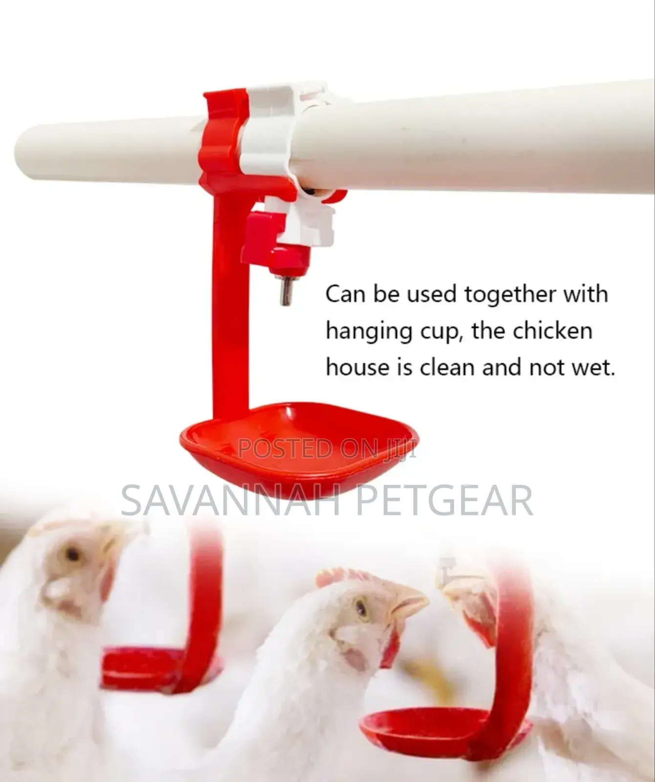 Stainless Steel Chicken Nipple Drinkers for 3⁄4" Inch Pipe - 20pcs