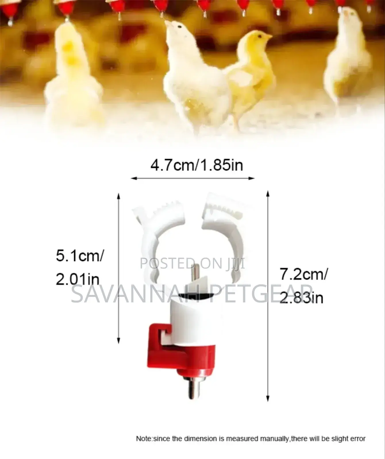 Stainless Steel Chicken Nipple Drinkers for 3⁄4" Inch Pipe - 20pcs