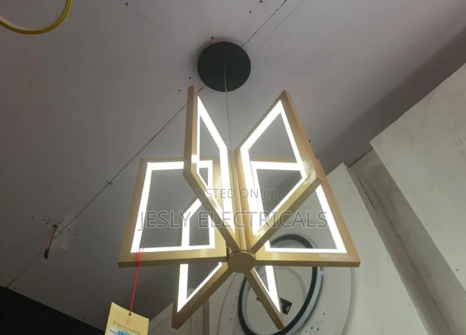 Modern Led Square Cube Chandelier for Dining Room