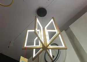 Modern Led Square Cube Chandelier for Dining Room
