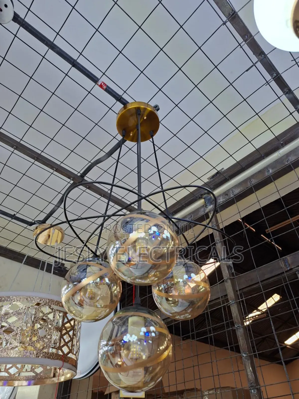 Modern Crystal Ball Pendant Light