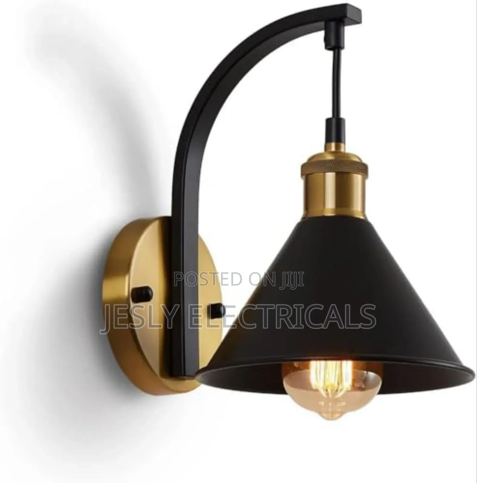 Drlight 8106# Retro Black Wall Sconce Industrial Wall Ligh