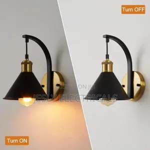 Drlight 8106# Retro Black Wall Sconce Industrial Wall Ligh