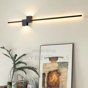 Wall Sconces 36" Black Led Linear Wall Light Fixture