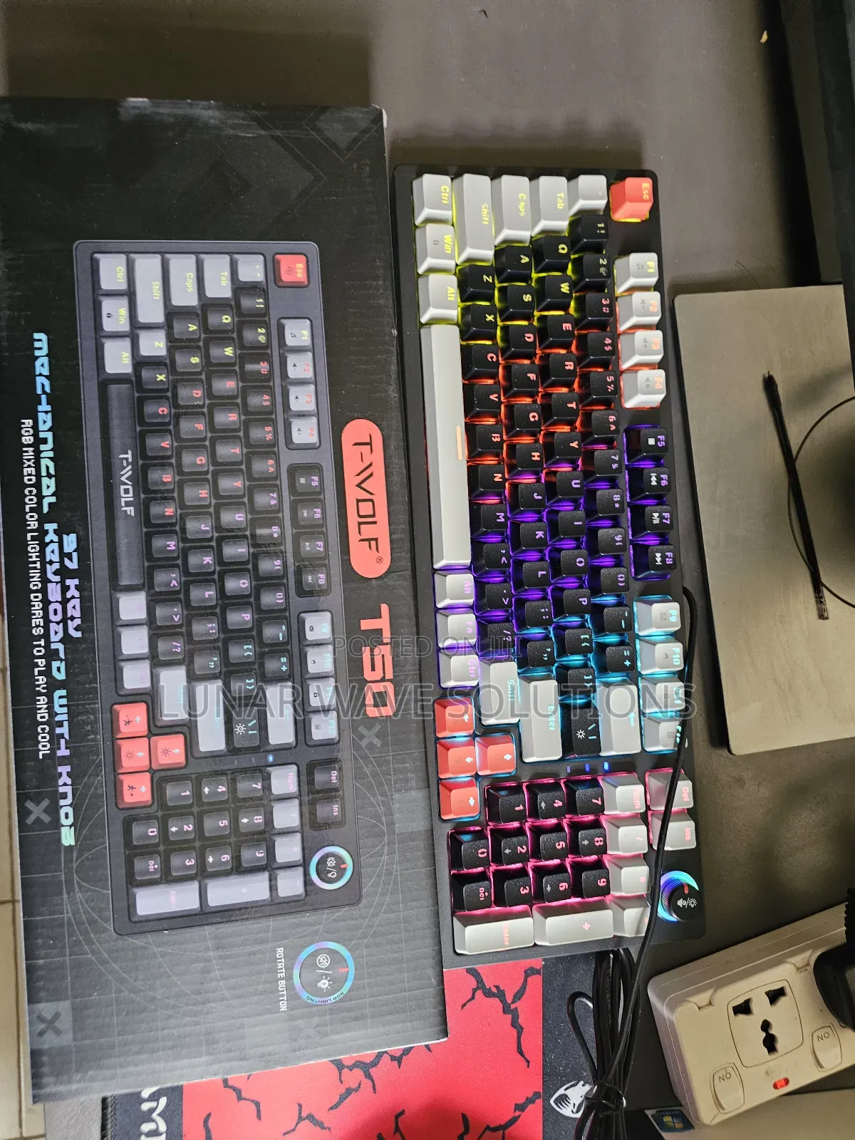 Ultra Backlit Keyboard Ergonomic Mechanical Keyboard