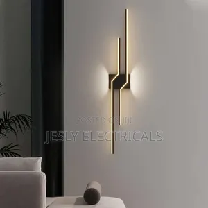 : Dudsme Linear Metal Wall Lamp for Bedroom