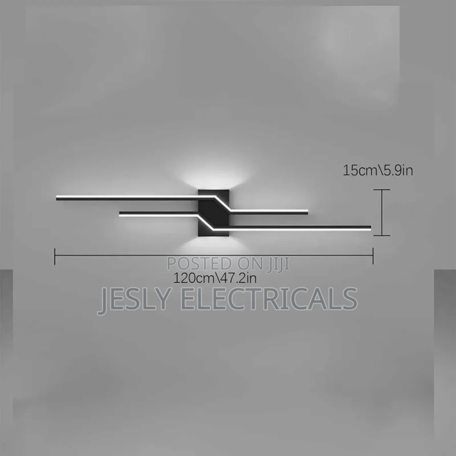 : Dudsme Linear Metal Wall Lamp for Bedroom