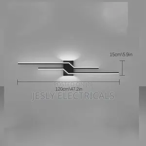 : Dudsme Linear Metal Wall Lamp for Bedroom