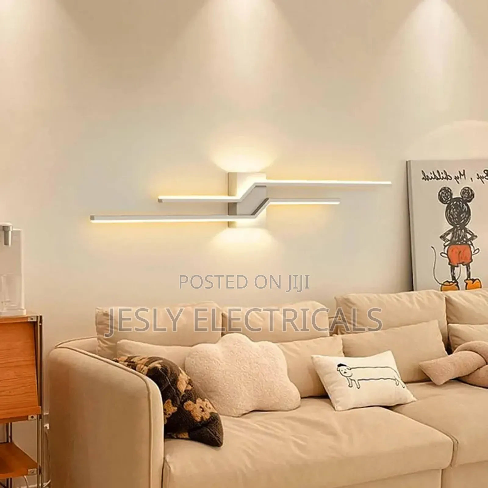 Bedside Wall Light With Up and Down Lighting Spotlights