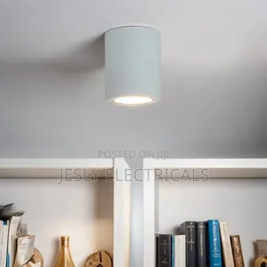 Bauhaus E27 Elegant White Metal Ceiling Light