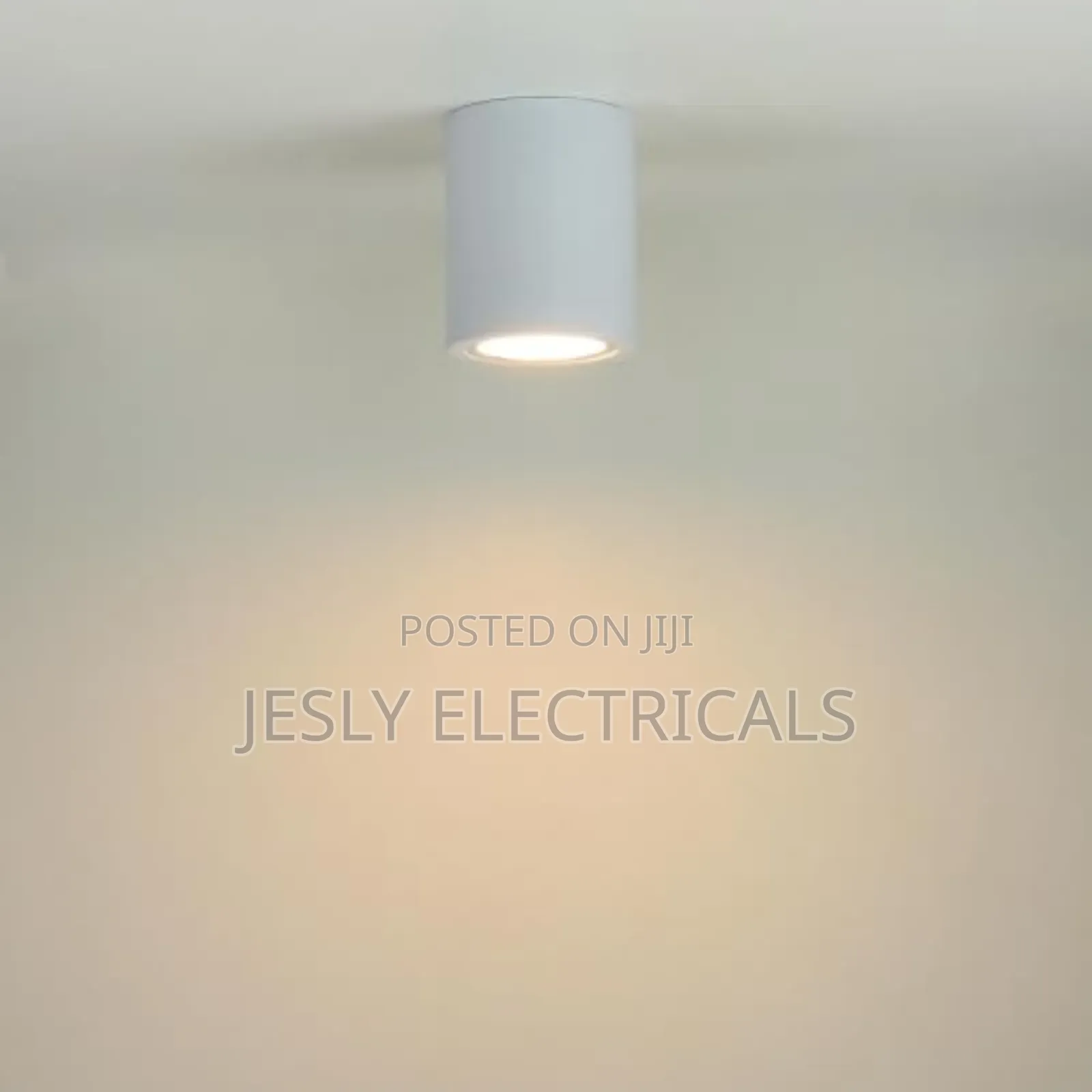 Bauhaus E27 Elegant White Metal Ceiling Light