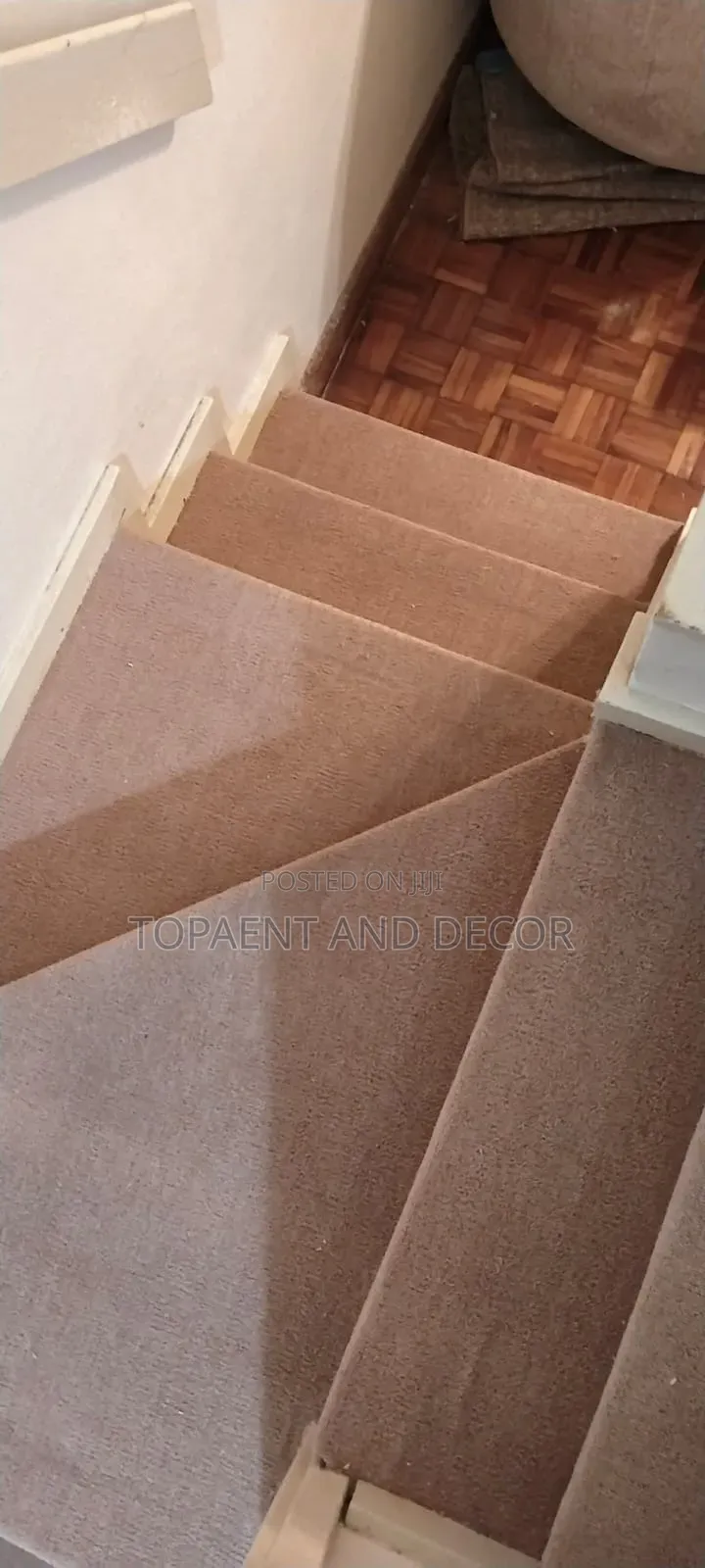 Cozy Stairs Floor Wall to Wall Carpet for Living Room