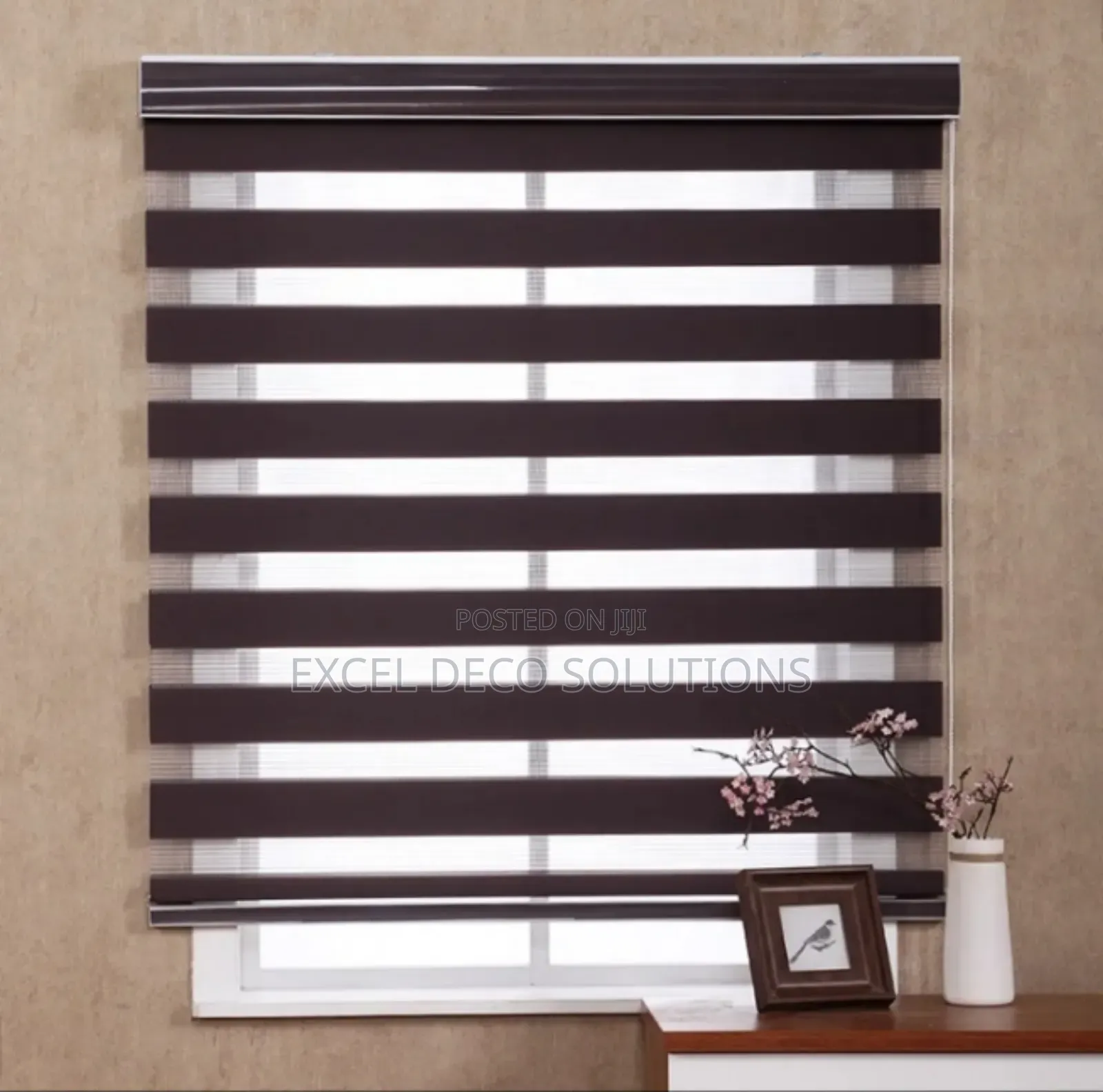 Flexible Light Control Zebra Roller Blinds