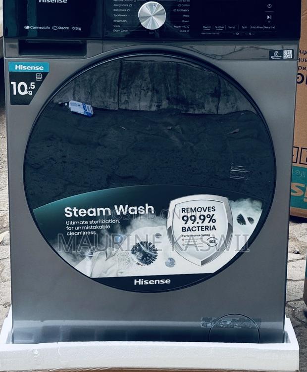 Hisense 10.5 Kg Front Load Machine -2 Yr Warranty - main view