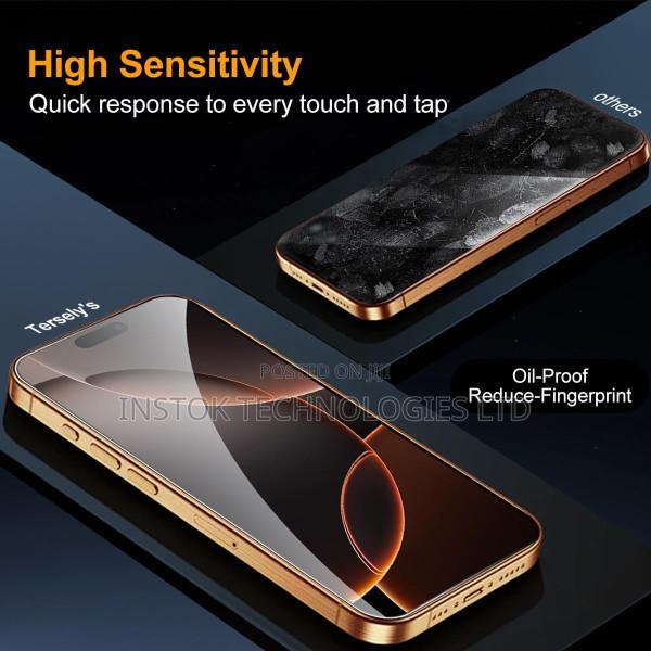T Tersely Screen Protector for iPhone 17/17 Pro/17 Pro Max - 4 Packp - thumbnail 3